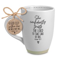 2pk -Coffee Mug She Confidently Trusts 17Oz - (Pack of 2)
