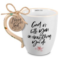 2pk -Coffee Mug Trusting God Is With 19 Oz - (Pack of 2)