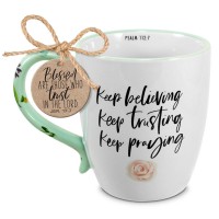 2pk -Coffee Mug Keep Believing 19 Oz - (Pack of 2)