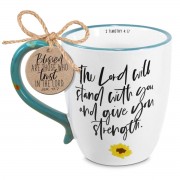 2pk -Coffee Mug The Lord Will Stand 19 Oz - (Pack of 2)
