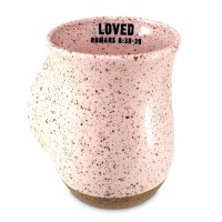 2pk -Handwarmer Mug Speckled Stone Loved - (Pack of 2)