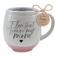 2pk -Mug I Love That You Are My Mom 18 Oz - (Pack of 2)