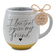 2pk -Mug I Love That You Are My Friend 18 Oz - (Pack of 2)