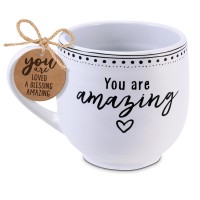 2pk -Coffeecup Textured You Are Amazing 18Oz - (Pack of 2)