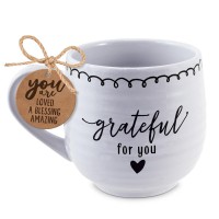 2pk -Coffeecup Textured Grateful 18Oz - (Pack of 2)