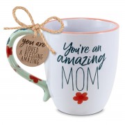 2pk -Coffeecup Touch Of Floral Mom 19Oz - (Pack of 2)