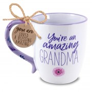 2pk -Coffeecup Touch Of Floral Grandma 19Oz - (Pack of 2)