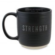 2pk -Coffeecup Textured Strength Black 20Oz - (Pack of 2)