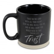 2pk -Mug Hold Hope Trust Raw Bottom Black - (Pack of 2)