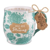 2pk -Mug Pretty Print You Are Blessing 13Oz - (Pack of 2)