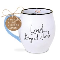 2pk -Mug Touch Of Color Loved Beyond 18Oz - (Pack of 2)