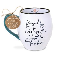 2pk -Mug Touch Of Color Designed Destiny 18oz - (Pack of 2)