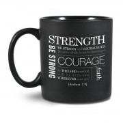2pk -Mug Simple Faith Strength Courage 16Oz - (Pack of 2)