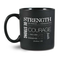 2pk -Mug Simple Faith Strength Courage 16Oz - (Pack of 2)