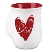 2pk -Handwarmer Mug Loved Heart White 18 Oz - (Pack of 2) 2pk -Handwarmer Mug Loved Heart White 18 Oz - (Pack of 2)