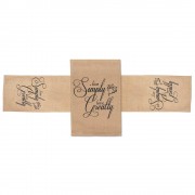 2pk -TABLE RUNNER JUTE-LIVE SIMPLY - (Pack of 2) 2pk -TABLE RUNNER JUTE-LIVE SIMPLY - (Pack of 2)