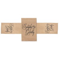 2pk -TABLE RUNNER JUTE-LIVE SIMPLY - (Pack of 2)