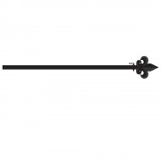 12pk -Flagpole Fleurdelis Finial Large Metal - Pack of 12 12pk -Flagpole Fleurdelis Finial Large Metal - Pack of 12