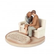 2pk -Devoted Sculpture Praying Couple 4.5in - (Pack of 2) 2pk -Devoted Sculpture Praying Couple 4.5in - (Pack of 2)