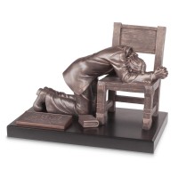 Sculpture Of Faith Praying Man 10.75"H