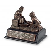 2pk -Spanish Sculpture Humilde Servidor 4"H - (Pack of 2) 2pk -Spanish Sculpture Humilde Servidor 4"H - (Pack of 2)