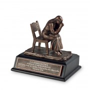 2pk -Spanish Sculpture Mujer Rezando 4"H - (Pack of 2) 2pk -Spanish Sculpture Mujer Rezando 4"H - (Pack of 2)