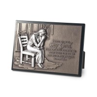 2pk -SculpturePlaque Moments Of Faith Woman - (Pack of 2)