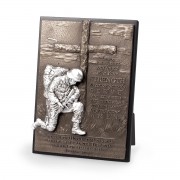 2pk -SculpturePlaque Moments Of Faith Soldier(Pack of 2) 2pk -SculpturePlaque Moments Of Faith Soldier(Pack of 2)
