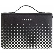 BIBLE COVER "FAITH" CROSS
