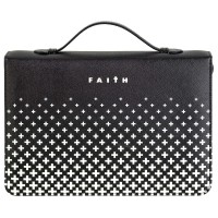 BIBLE COVER "FAITH" CROSS