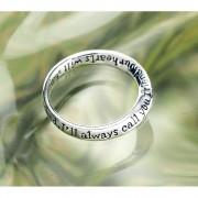 2pk -RING DEAR FRIEND MOBIUS SIL PLT SIZE 9 - (Pack of 2) 2pk -RING DEAR FRIEND MOBIUS SIL PLT SIZE 9 - (Pack of 2)