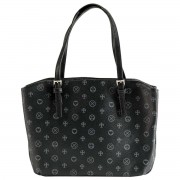 Bible Cover Black Heart Wedge Xl