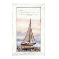 Framed Wall Art Cast Your Ps.55:22 9x16