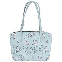 Bible Case Wedge Grace Floral Mint XLrg