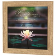 Framed Wall Art Peace Harmony Prov.16:7