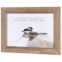 Framed Wall Art Faith Gives The 17x11 Framed Wall Art Faith Gives The 17x11