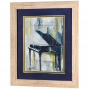 Framed Wall Art Grand Piano Psalm 108:1