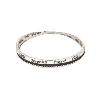 Bangle Bracelet Serenity Prayer Mobius Bangle Bracelet Serenity Prayer Mobius