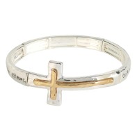 Bracelet Cross Lords Prayer Sideways