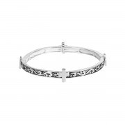 Bracelet Multi Cross Swirls Silver Bracelet Multi Cross Swirls Silver
