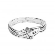 Bracelet Serenity Prayer Silver Stretch Bracelet Serenity Prayer Silver Stretch