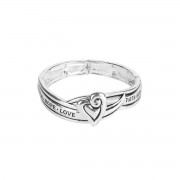 Bracelet Faith Hope Love Heart Stretch Bracelet Faith Hope Love Heart Stretch