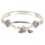 Bracelet Silver Plate Faith, Hope, Love Bracelet Silver Plate Faith, Hope, Love