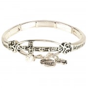 Bracelet Pearl/Serenity Prayer Bracelet Pearl/Serenity Prayer