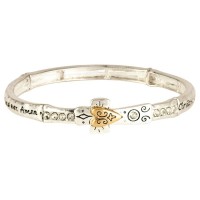 Bracelet Lords Prayer Horizontal Cross