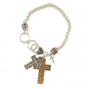 Bracelet John 3:16 with Crosses Bracelet John 3:16 with Crosses