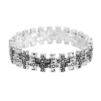 Stretch Bracelet Love/Hope Cross Stretch Bracelet Love/Hope Cross