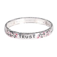 Stretch Bracelet Proverbs 3:5 Floral