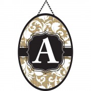 2pk -Door Banner Monogram-A - (Pack of 2) 2pk -Door Banner Monogram-A - (Pack of 2)