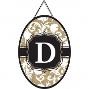 2pk -Door Banner Monogram-D - (Pack of 2) 2pk -Door Banner Monogram-D - (Pack of 2)